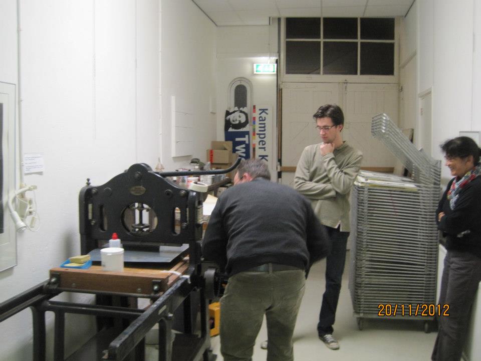 litho cursus grafisch atelier kampen